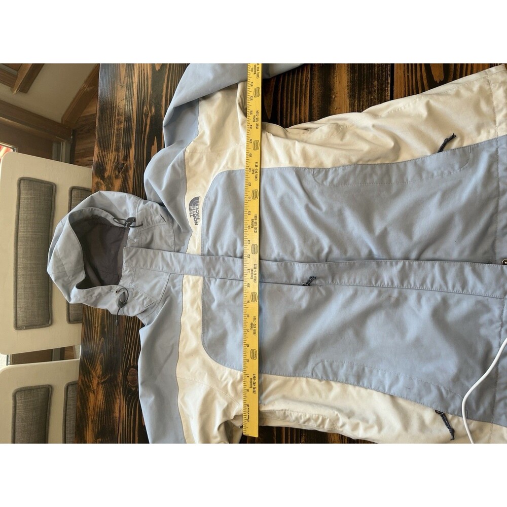 The North Face Women’s LG HyVent Hooded Jacket + Gloves Gray Winter Ski Coat - Picture 6 of 11